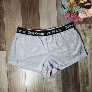 Juicy Couture Los Angeles Sleepwear Shorts Women's Size Large Gray